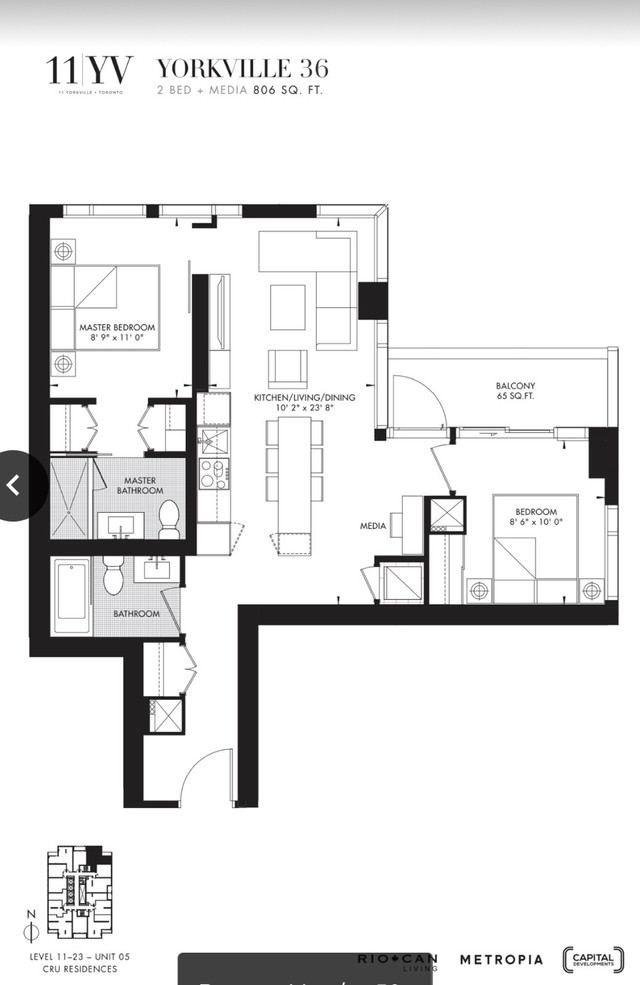 2 bedrooms 2 baths house For Sale By Owner in Toronto Ontario