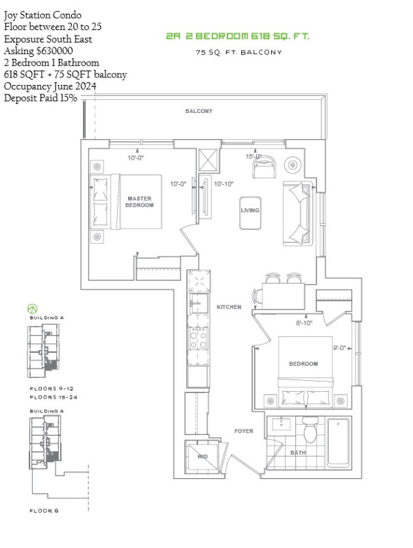 2 bedrooms 2 baths house For Sale By Owner in Vaughan Ontario