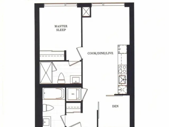 1 + Den bedrooms 2 baths house For Sale By Owner in Toronto Ontario