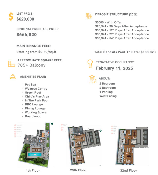 2 bedrooms 2 baths house For Sale By Owner in Vaughan Ontario