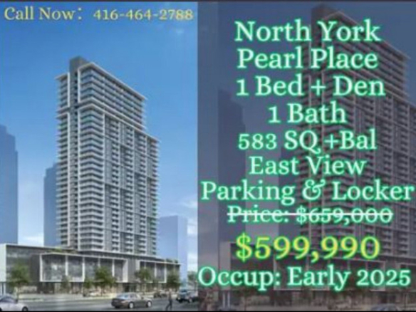 1 + Den bedrooms 1 baths house For Sale By Owner in Scarborough Ontario