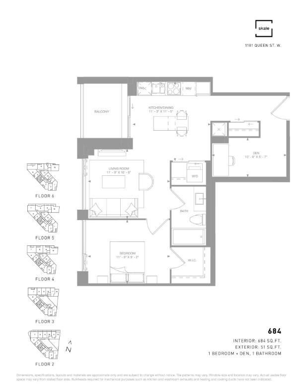 1 + Den bedrooms 1 baths house For Sale By Owner in Toronto Ontario