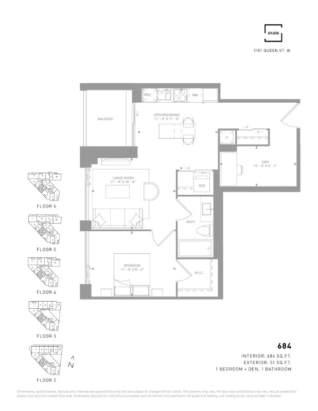 1 + Den bedrooms 1 baths house For Sale By Owner in Toronto Ontario
