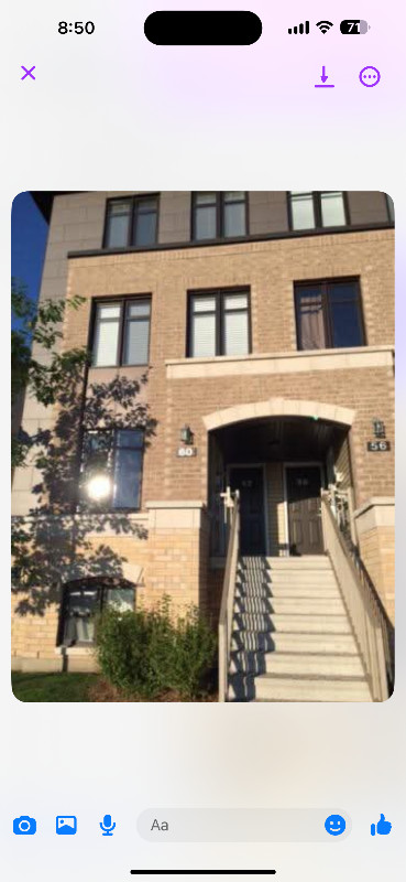 2 bedrooms 2.5 baths house For Sale By Owner in Ottawa Ontario