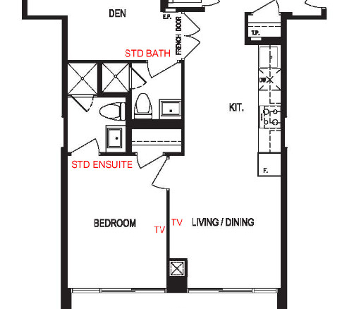 1 + Den bedrooms 2 baths house For Sale By Owner in Mississauga Ontario