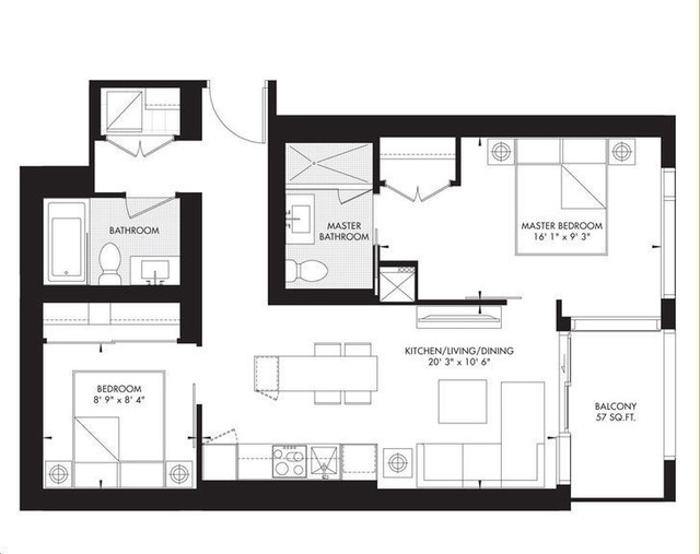 2 bedrooms 2 baths house For Sale By Owner in Toronto Ontario