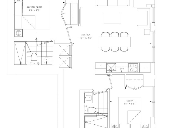 2 bedrooms 2 baths house For Sale By Owner in Etobicoke Ontario