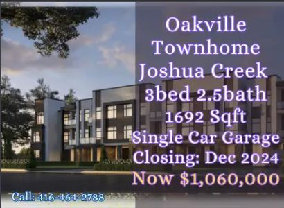 3 bedrooms 2.5 baths house For Sale By Owner in Oakville Ontario