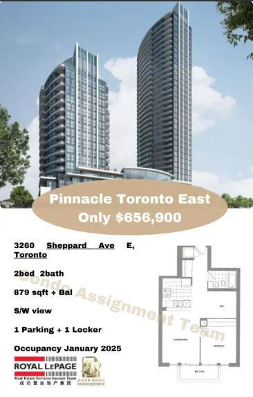 2 bedrooms 2 baths house For Sale By Owner in Scarborough Ontario