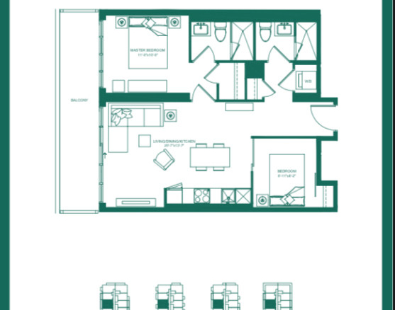 2 bedrooms 2 baths house For Sale By Owner in Etobicoke Ontario